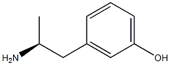 3-[(S)-2-Aminopropyl]phenol Struktur