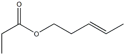 Propionic acid 3-pentenyl ester Struktur