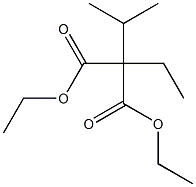 2-Ethyl-2-isopropylpropanedioic acid diethyl ester Struktur