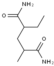 2-Ethyl-4-methylglutaramide Struktur