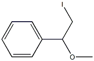 1-Methoxy-2-iodoethylbenzene Struktur