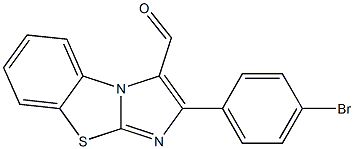 2-(4-Bromophenyl)imidazo[2,1-b]benzothiazole-3-carbaldehyde Struktur