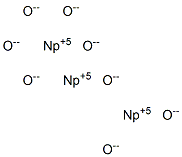 Trineptunium octaoxide Struktur