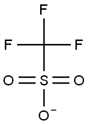 Trifluoromethylsulfonate Struktur