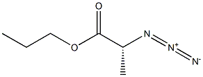 [R,(+)]-2-Azidopropionic acid propyl ester Struktur