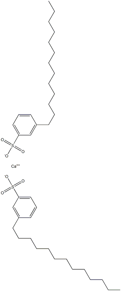 Bis(3-tridecylbenzenesulfonic acid)calcium salt Struktur