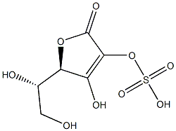 2-O-Sulfo-L-ascorbic acid Struktur