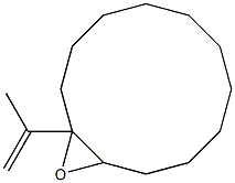 2-[(1,2-Epoxycyclododecan)-1-yl]-2-propene Struktur