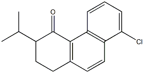 8-Chloro-1,2-dihydro-3-isopropylphenanthren-4(3H)-one Struktur