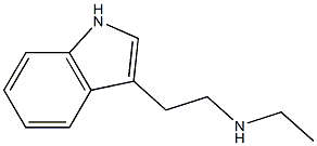 3-[2-(Ethylamino)ethyl]-1H-indole Struktur