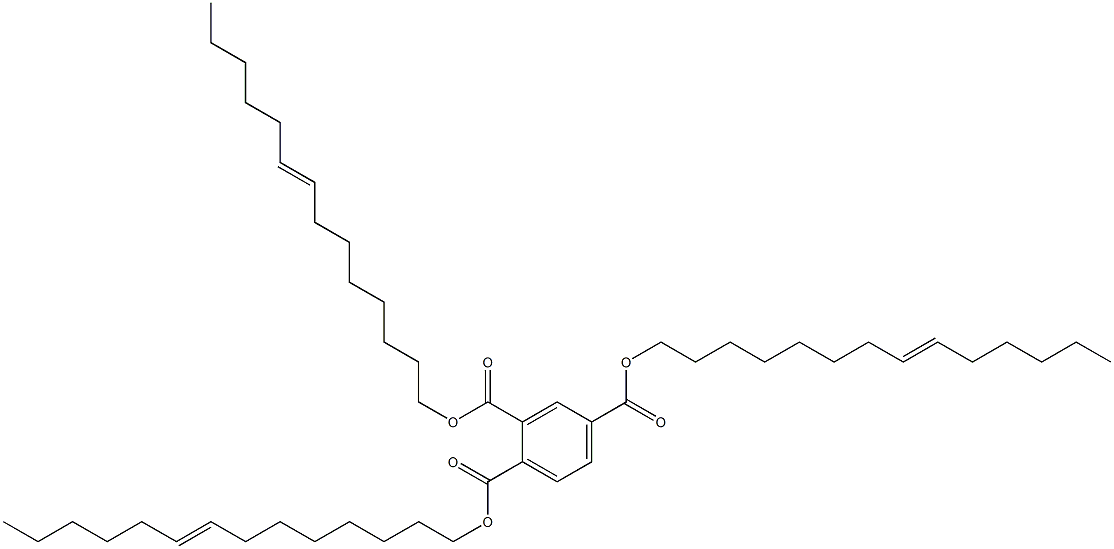 1,2,4-Benzenetricarboxylic acid tri(8-tetradecenyl) ester Struktur