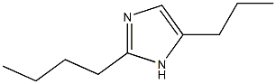 2-Butyl-5-propyl-1H-imidazole Struktur