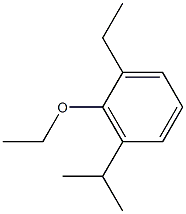 1-Ethoxy-2-ethyl-6-isopropyl-benzene Struktur