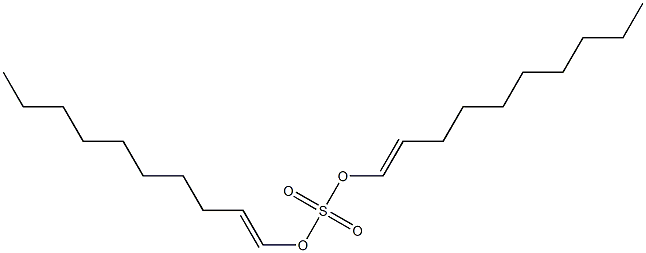 Sulfuric acid di(1-decenyl) ester Struktur