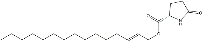 (S)-5-Oxopyrrolidine-2-carboxylic acid 2-pentadecenyl ester Struktur