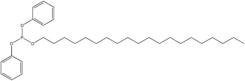 Phosphorous acid icosyldiphenyl ester Struktur