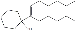 1-[(E)-1-Pentyl-1-heptenyl]cyclohexan-1-ol Struktur