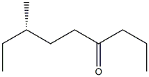 [S,(+)]-7-Methylnonane-4-one Struktur