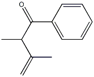 1-Phenyl-2,3-dimethyl-3-butene-1-one Struktur