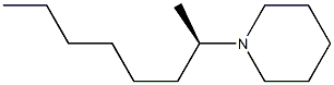 (-)-1-[(R)-1-Methylheptyl]piperidine Struktur