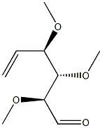 (2S,3S,4R)-2,3,4-Trimethoxy-5-hexenal Struktur