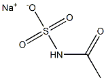 N-Acetylsulfamic acid sodium salt Struktur