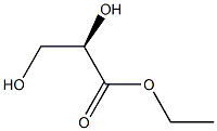 (R)-2,3-Dihydroxypropanoic acid ethyl ester Struktur