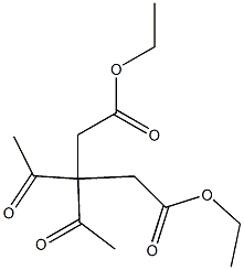 3,3-Diacetylglutaric acid diethyl ester Struktur