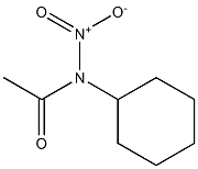 N-Nitro-N-cyclohexylacetamide Struktur