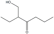 3-(Hydroxymethyl)heptane-4-one Struktur