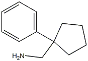 1-Phenylcyclopentanemethanamine Struktur