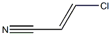 (E)-3-Chloroacrylonitrile Struktur