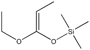 (1Z)-1-(Trimethylsilyloxy)-1-ethoxy-1-propene Struktur