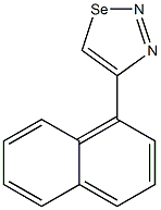 4-(1-Naphtyl)-1-selena-2,3-diazacyclopenta-2,4-diene Struktur