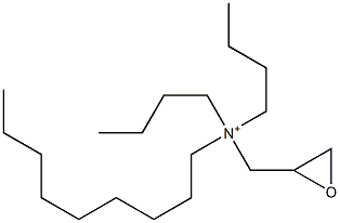 Dibutylnonylglycidylaminium Struktur