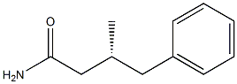 [R,(+)]-3-Benzylbutyramide Struktur