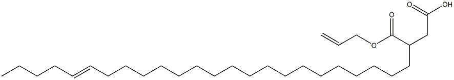 3-(19-Tetracosenyl)succinic acid 1-hydrogen 4-allyl ester Struktur