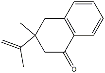 3-Methyl-3-(1-methylethenyl)-3,4-dihydronaphthalen-1(2H)-one Struktur