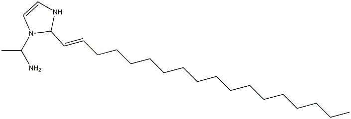 1-(1-Aminoethyl)-2-(1-octadecenyl)-4-imidazoline Struktur