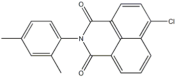 4-Chloro-N-(2,4-xylyl)-1,8-naphthalenedicarboximide Struktur