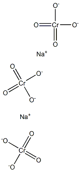 Trichromic acid disodium salt Struktur