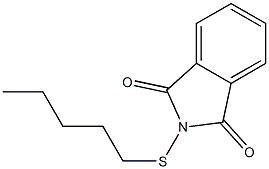 N-(Pentylthio)phthalimide Struktur