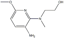 2-[(3-Amino-6-methoxypyridin-2-yl)methylamino]ethanol Struktur