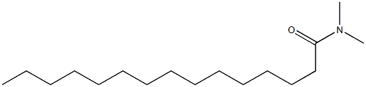 N,N-Dimethylpentadecanamide Struktur