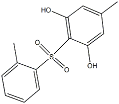 2,6-Dihydroxy-2',4-dimethyl[sulfonylbisbenzene] Struktur