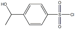 p-(1-Hydroxyethyl)benzenesulfonyl chloride Struktur