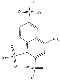 4-Amino-1,2,6-naphthalenetrisulfonic acid Struktur