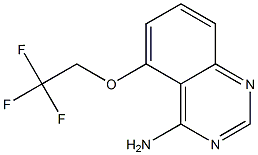 5-(2,2,2-Trifluoroethoxy)quinazolin-4-amine Struktur