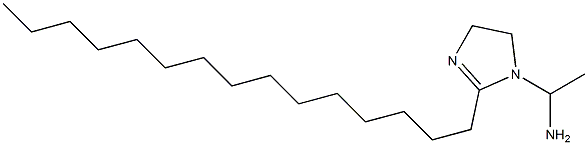 1-(1-Aminoethyl)-2-pentadecyl-2-imidazoline Struktur