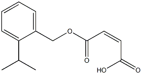 Maleic acid hydrogen 1-(o-isopropylbenzyl) ester Struktur